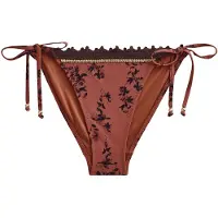 Next Bas de bikini marron / brun foncé / or / noir