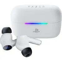 Razer Hammerhead V3 X HyperSpeed pour PlayStation, sans fil, pour appels/musique, 52 g, casque, blanc