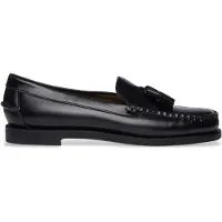 Sebago pour femme. 7001560 Mocassins classiques en cuir Will noir (41), Plat, 1 à 3 cm, Aucun, Casuel, Fête