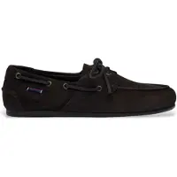 Sebago pour femme. 77124HW Mocassins en cuir Owen noir (41), Plat, Lacets, Casuel, Classique