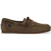 Sebago pour femme. 77124HW Mocassins en cuir Owen taupe (40), Plat, Lacets, Casuel, Classique