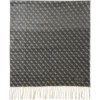 GUESS Écharpe beige / noir chiné