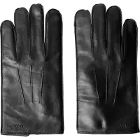 Hackett pour homme. HM0400121 Gants en cuir Class noir (M), Casuel, Classique