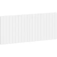 vidaXL Tête de lit murale ZWOLLE, blanche, en panneaux de particules