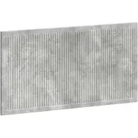 vidaXL Tête de lit murale EDE, gris béton, panneau de particules
