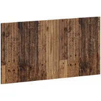 vidaXL Tête de lit murale HOORN, en bois de récupération et en panneaux de particules