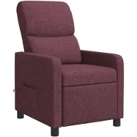 vidaXL Fauteuil , couleur lilas, revêtement en tissu