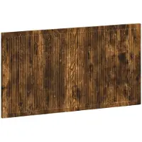 vidaXL Tête de lit murale EDE, bois imitation chêne fumé