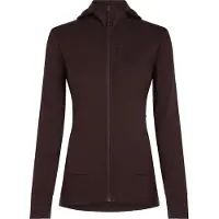 Icebreaker - Polaire en laine de mérinos - W Merino 260 Quantum LS Zip Hoodie Bittersweet en Laine - Taille S - Violet