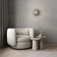 Lyora Lampe murale Elvio gris Ø 30cm