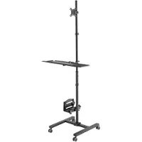 Digitus Chariot pour PC/moniteur DA-90374 simple 43,2 cm (17) - 81,3 cm (32) 1 pc(s)