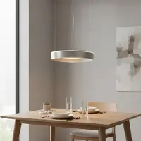 Lyora Lampe pendante moderne Olivia nickel Ø 60cm