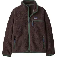 Patagonia - Polaire zippée en Polartec&reg; - K's Retro Pile Jkt Den Brown - Taille Enfant 149 - Marron