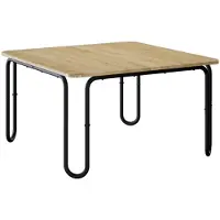 vidaXL Table basse en bois imitation chêne Sonoma, 100 x 100 x 45 cm