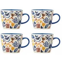 Bloomingville Ensemble de 4 tasses Figuria