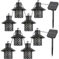 Rabalux 2 lampes solaires , modèle Solarleuchten, 4 lampes pour l'extérieur, indice de protection IP44, couleur noire, marque Ximpu
