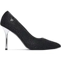 Karl Lagerfeld Escarpins ' Sarabande Mesh-Pumps mit Edelsteinen ' noir