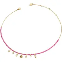 GUESS Damenhalskette JUBN06144JWYGFCTU, (Acier inoxydable, Verre, Zircone)