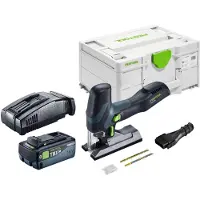 Festool Scie sauteuse pendulaire sans fil PSC-E 18 EB-Basic 18 V 40 mm + 1 batterie 8,0 Ah + chargeur + Systainer