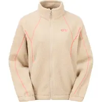 Picture Organic Clothing - Polaire zippée à col montant - Zelkova Zip Fleece Pure Cashmere pour Femme - Taille M - Beige
