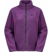 Picture Organic Clothing - Polaire zippée à col montant - Zelkova Zip Fleece Grape Royal pour Femme - Taille M - Violet