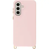 Selencia Coque arrière Rivièra avec MagSafe avec crochets amovibles pour Samsung Galaxy A57 (5G) - Sorbet Pink