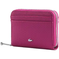 Lacoste porte-monnaie Daily City Zip Coin Wallet Rubine pourpre