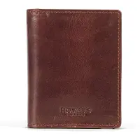 Howard London Porte-monnaies 'Metalcase Cardwallet Brown' marron