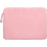 Selencia Pochette ordinateur velours côtelé 13-14 pouces - Soft Blush