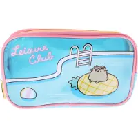 Thumbs Up Pochette de stylos Pusheen, collection Leisure Club, couleur bleu