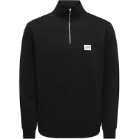 Only & Sons Sweat-shirt 'ONSDAWSON' noir / blanc