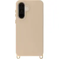 Selencia Coque arrière Rivièra avec MagSafe avec crochets amovibles pour Samsung Galaxy A36 / A56 - Milky Latte