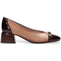 Hispanitas pour femme. BHI264922 Chaussures en cuir Varsovia marron (38), 1 à 3 cm, Aucun, Classique
