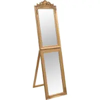 vidaXL Miroir sur pied Golden 45 x 180 cm