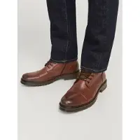 Jack & Jones Bottines à lacets 'JFWDexter' pueblo / brun foncé