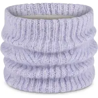 Buff Knitted & Fleece Neck Warmer Violet
