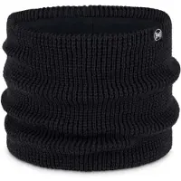 Buff Knitted & Fleece Neck Warmer Noir