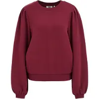 We fashion Sweat-shirt rouge foncé