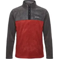 Columbia Pull-over de sport 'Steens Mountain' gris foncé / rouge cerise