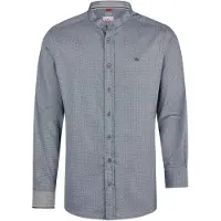 Spieth & Wensky Chemise folklorique 'Krugdorf' bleu foncé