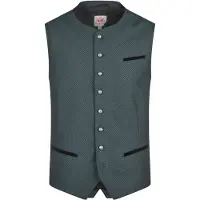 Spieth & Wensky Gilet folklorique 'Kahn' vert / noir