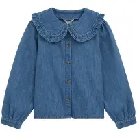 We fashion Chemisier bleu denim