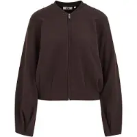 We fashion Veste de survêtement brun foncé
