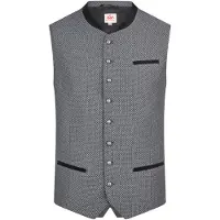 Spieth & Wensky Gilet folklorique 'Kairo' noir / blanc