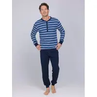 Pastunette Pyjama long bleu foncé