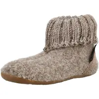 Haflinger Pantoufle beige chiné