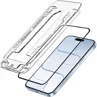 3MK Apple iPhone Air - Hardy Hardura 9H (2 pcs, Apple iPhone Air), Téléphone portable : film de protection, Transparent, Noir