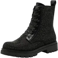 Marco Tozzi Bottines à lacets noir