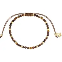 Glanzstücke Bracelet marron / or