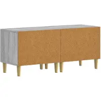 vidaXL : Meuble TV Sonoma, gris, en panneaux de particules